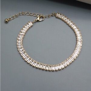 Baguette Stone Clasp Bracelet (7302)